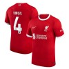 Maillot de Supporter Liverpool 2023-24 Virgil 4 Domicile Pour Homme